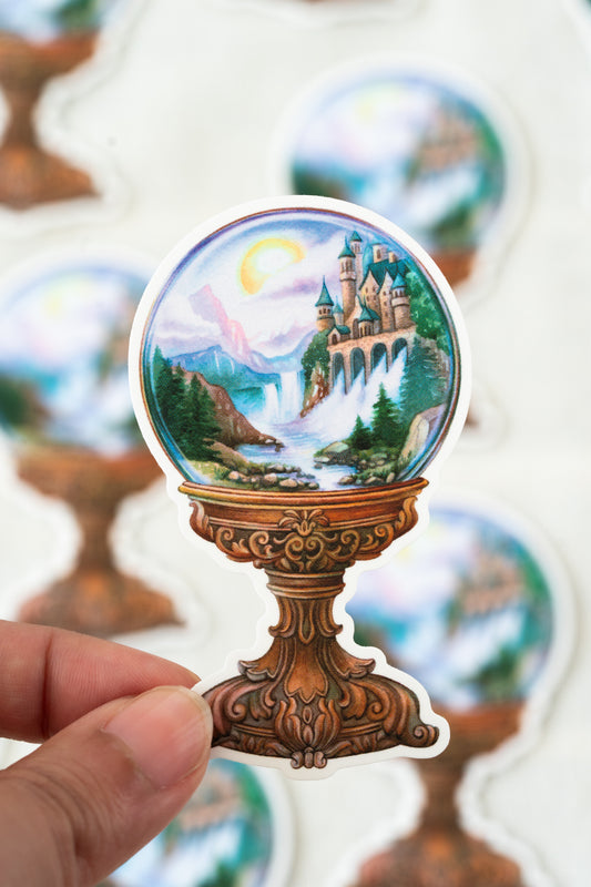 Fantasy Castle Vinyl Sticker