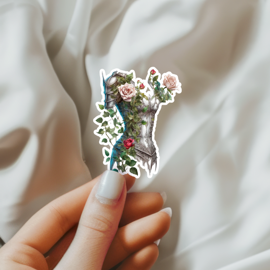 Floral Armor Sticker