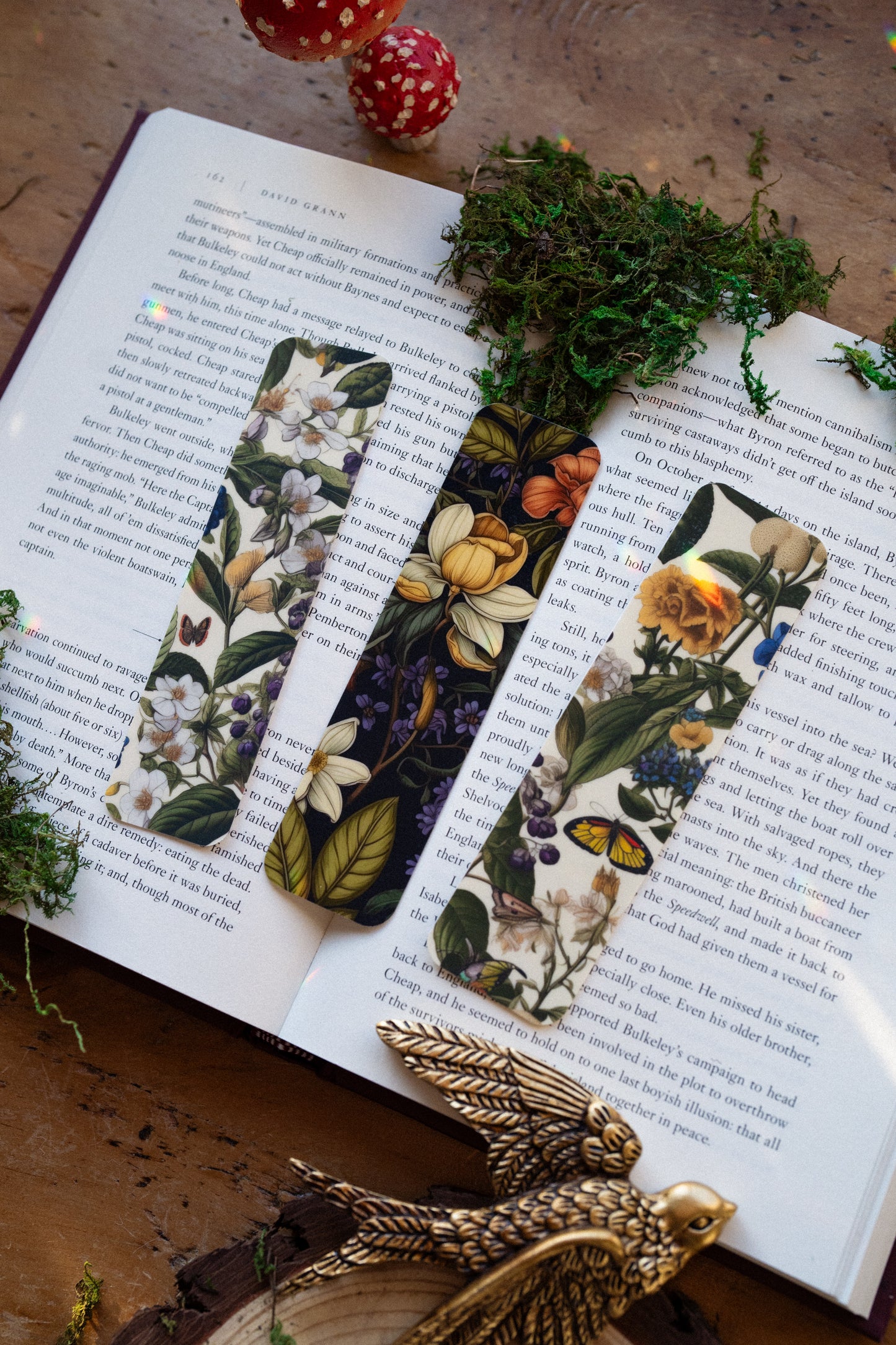 Blossoms & Butterflies Bookmark Set