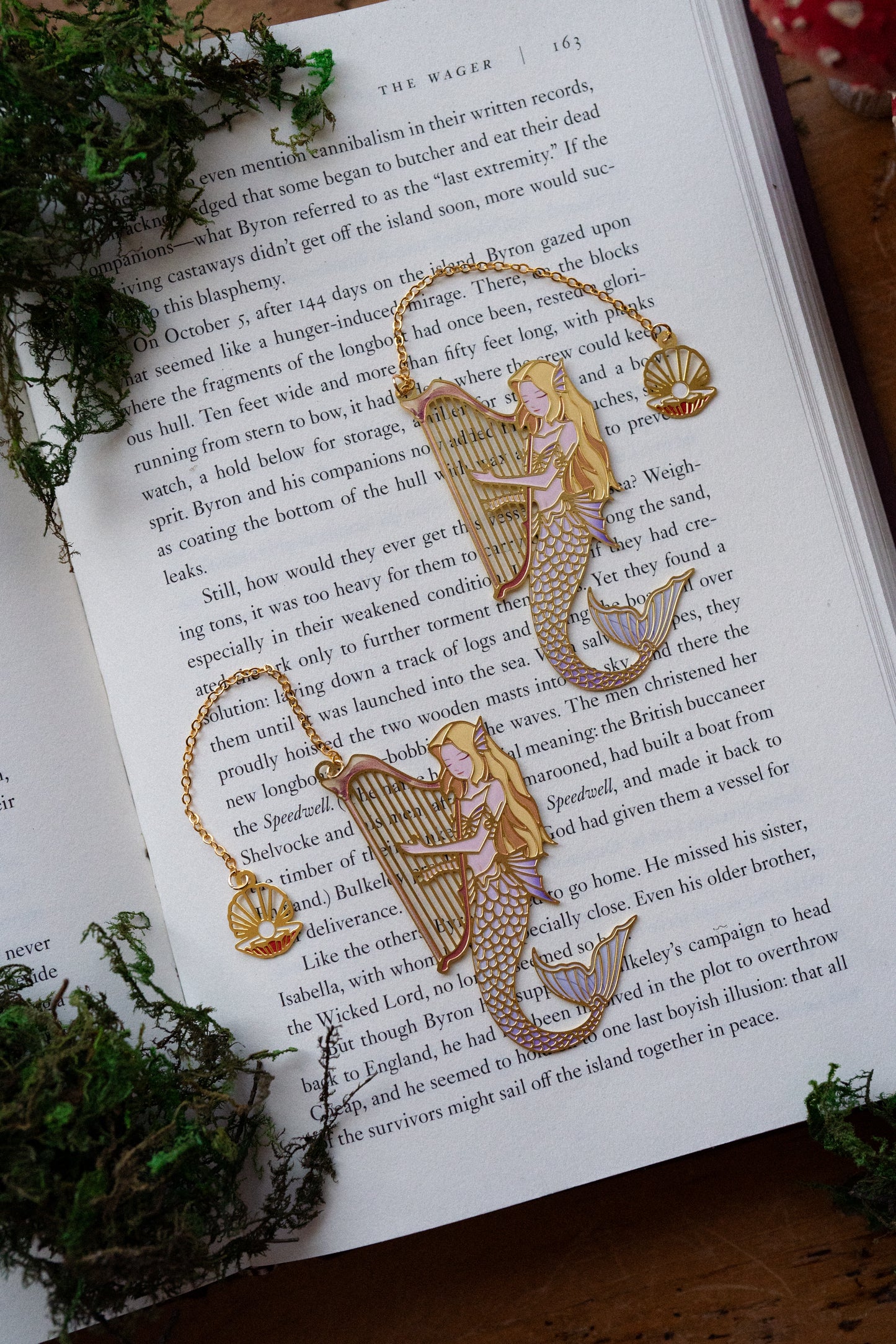 Harpist of the Tides Metal Bookmark