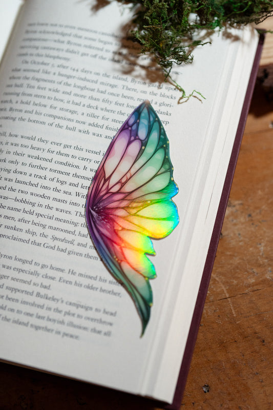 Iridescent Fairy Wing Bookmark