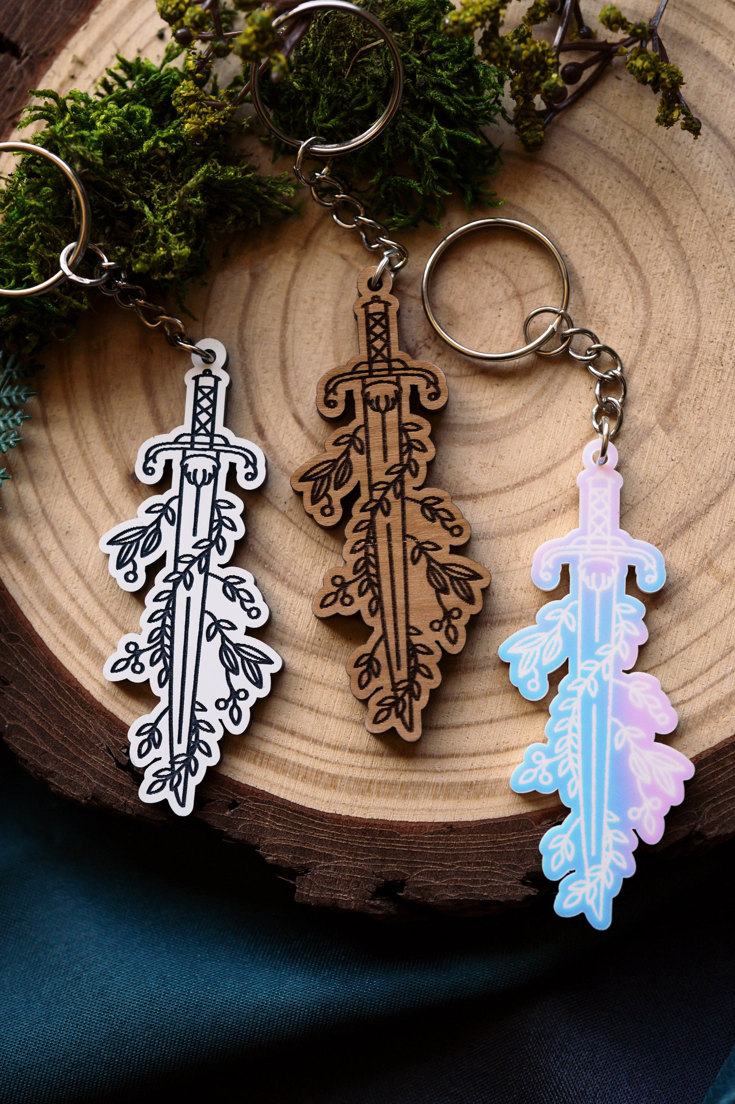 Ivy Sword Keychain