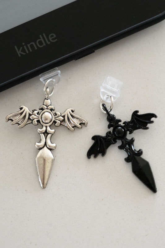 Winged Sword Kindle Dust Plug Charm