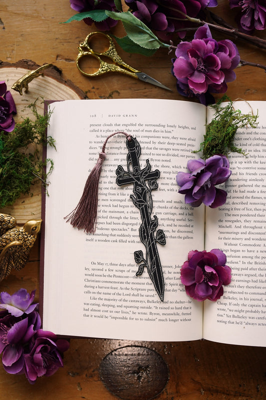 Lady of the Blossoms Sword Bookmark