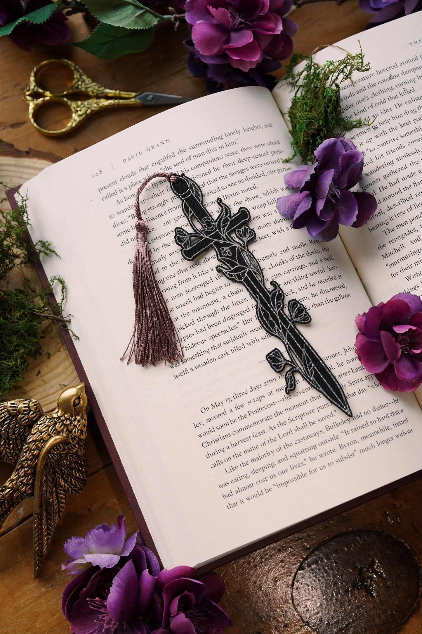 Lady of the Blossoms Sword Bookmark