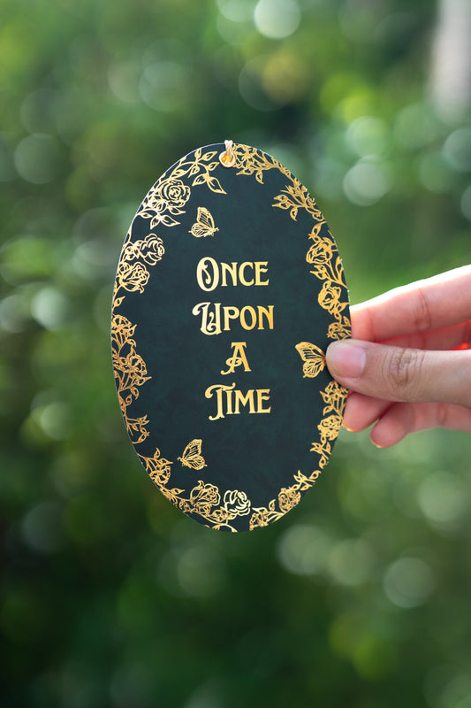 Emerald Once Upon a Time Foil Bookmark