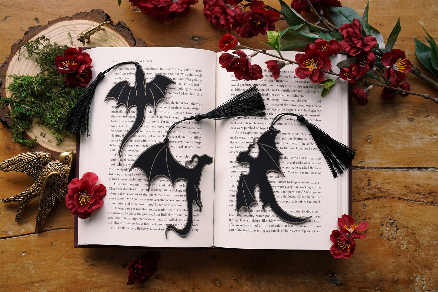 Playful Dragon Hatchling Bookmark Set