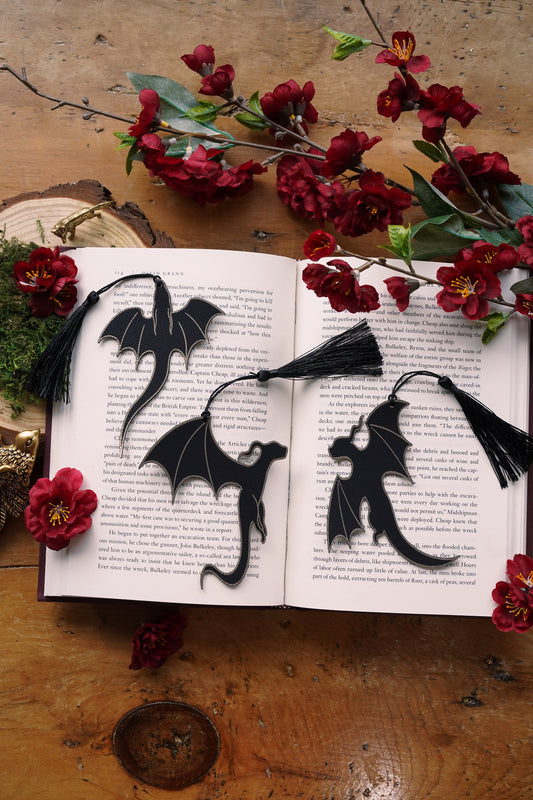 Playful Dragon Hatchling Bookmark Set