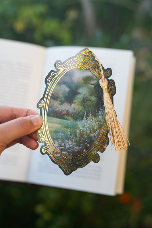 The Enchanted Meadow Foil Bookmark: Portals to Realms Collection