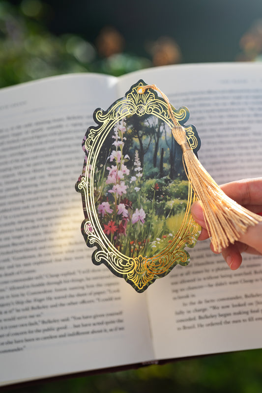The Wildflower Grove Foil Bookmark: Portals to Realms Collection