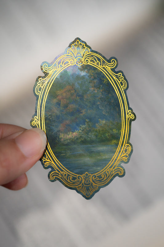 The Dreamlit Pond Sticker: Portals to Realms Collection