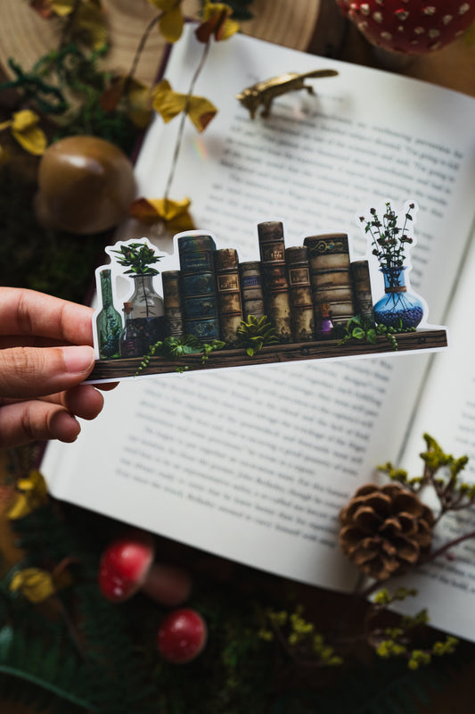 Potions and Pages Bookshelf Bookmark