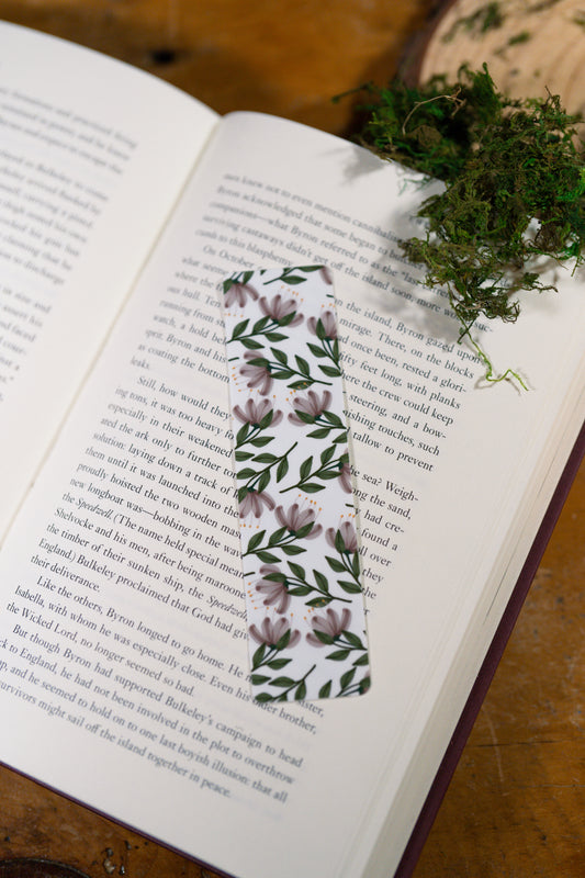 Purple Flower Bookmark