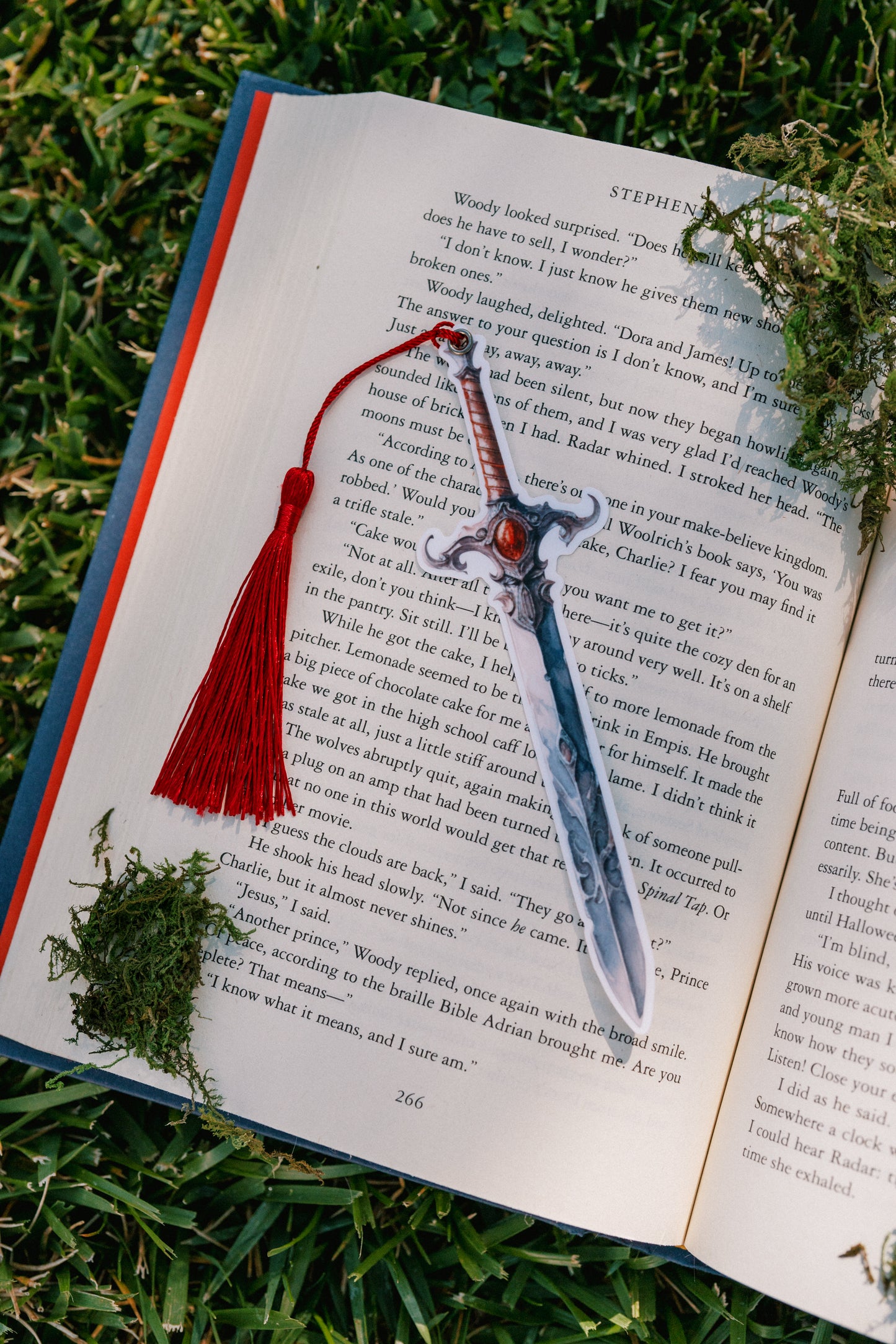 Ruby Jewel Sword Bookmark