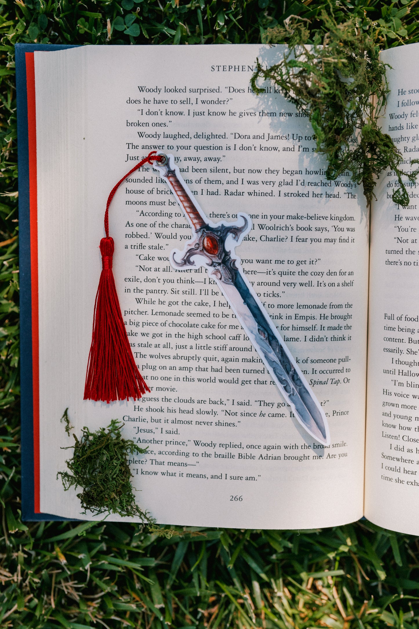 Ruby Jewel Sword Bookmark