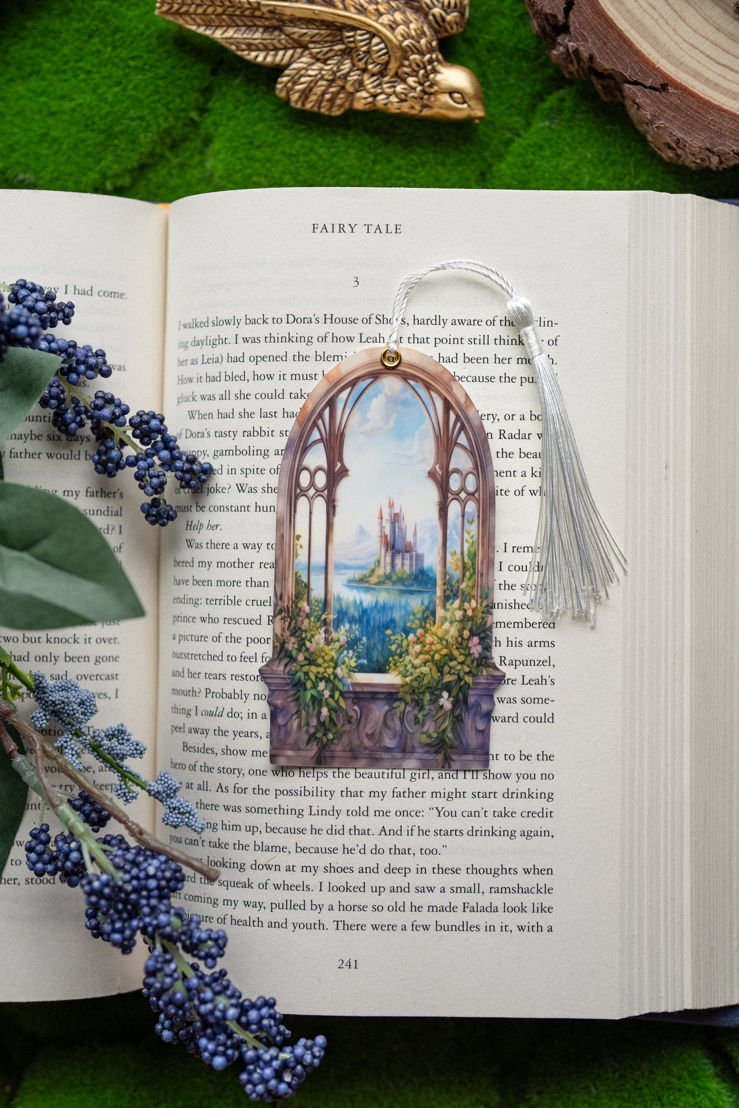 Sapphire Lake Castle Bookmark