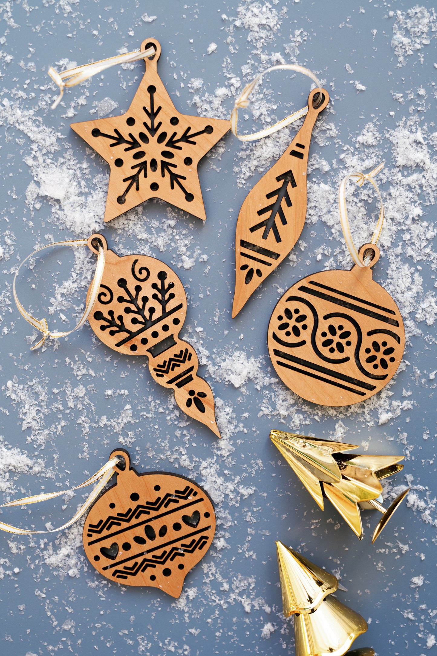 Scandinavian Bauble Ornament Set