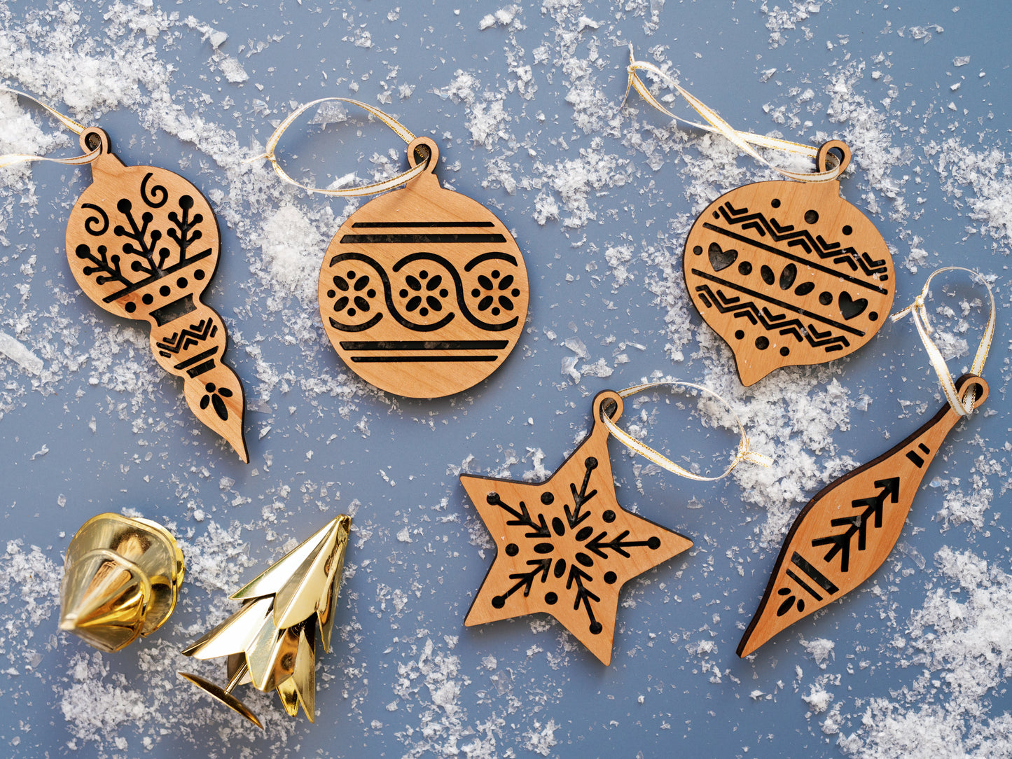 Scandinavian Bauble Ornament Set