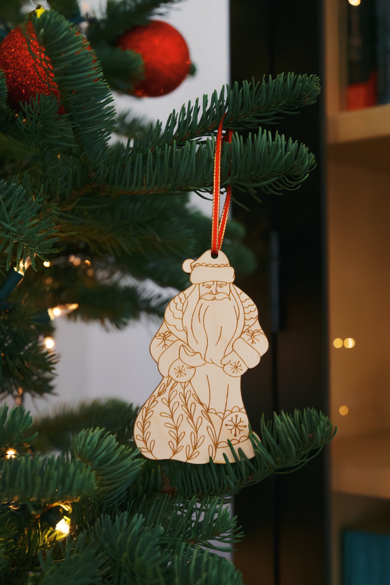 Scandinavian Santa Ornaments