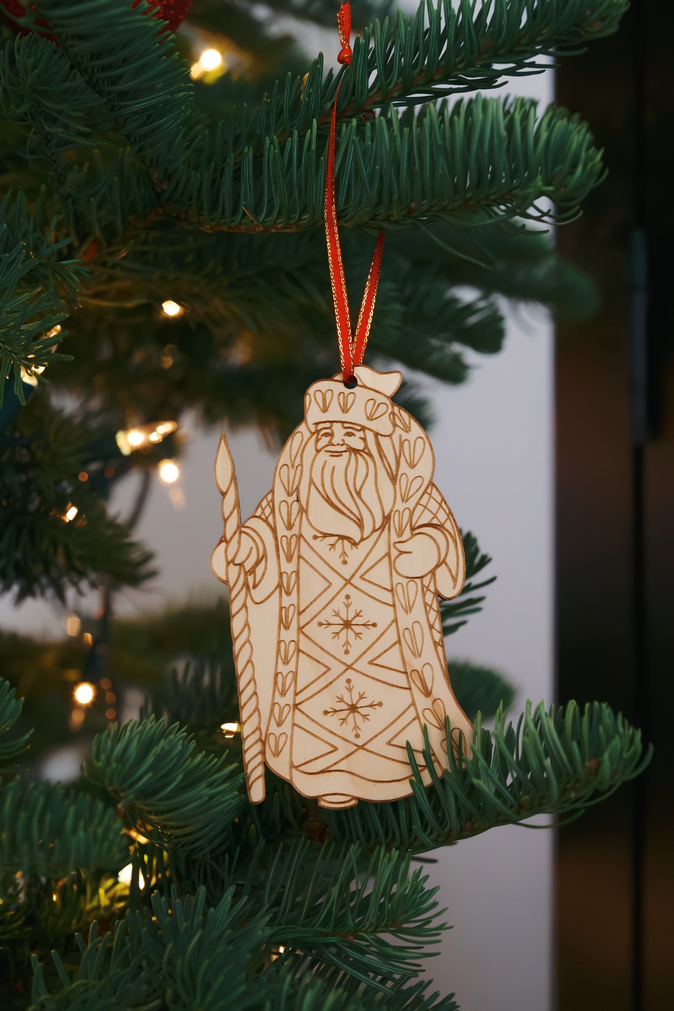 Scandinavian Santa Ornaments