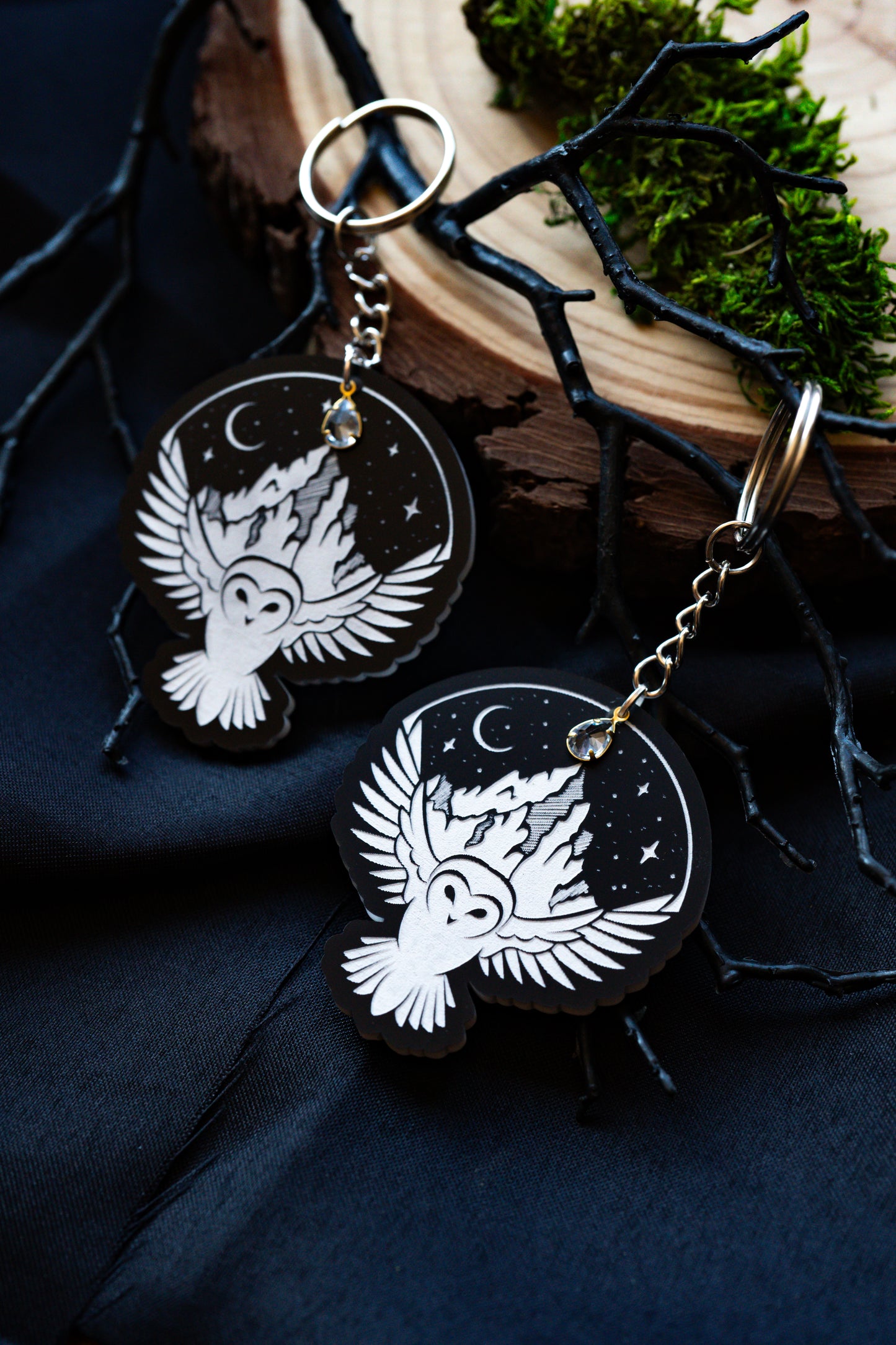 Snowy Owl Keychain