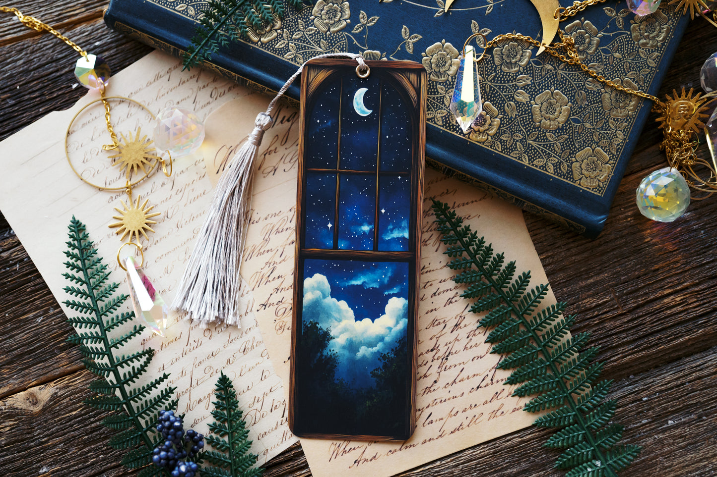 Starlit Window Bookmark