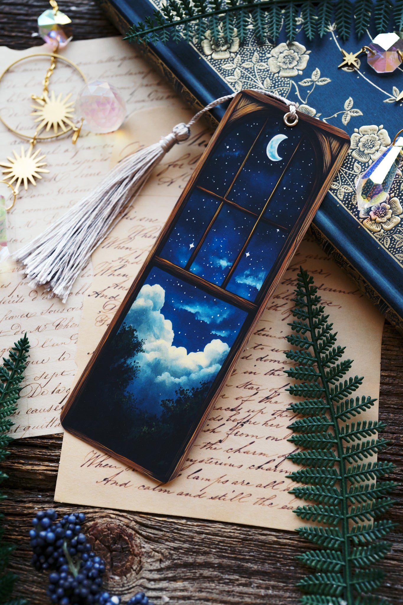 Starlit Window Bookmark