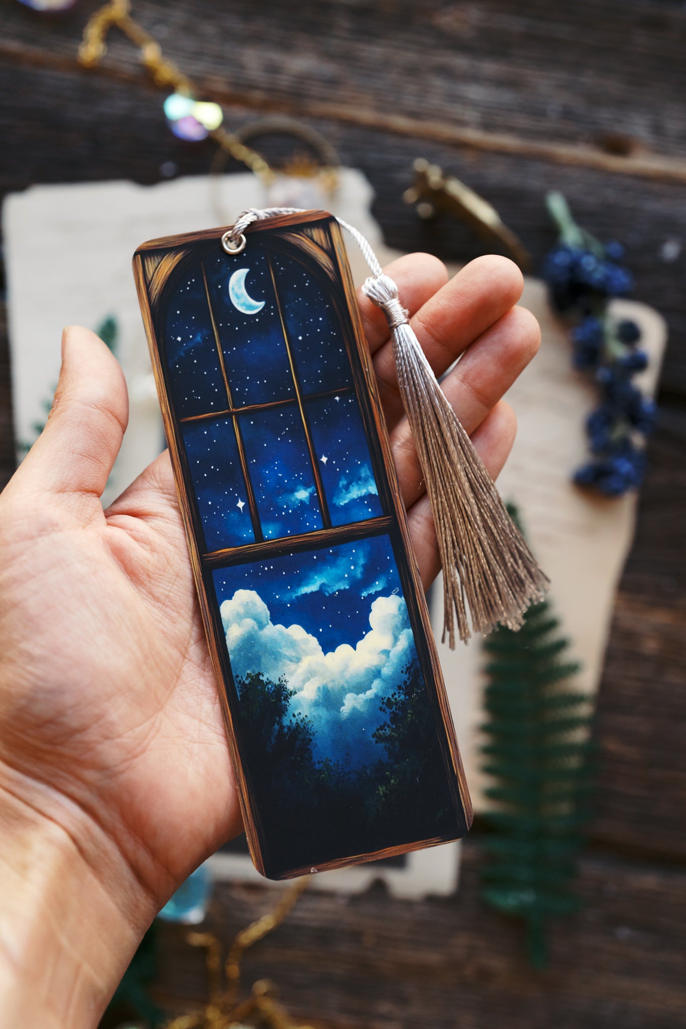 Starlit Window Bookmark