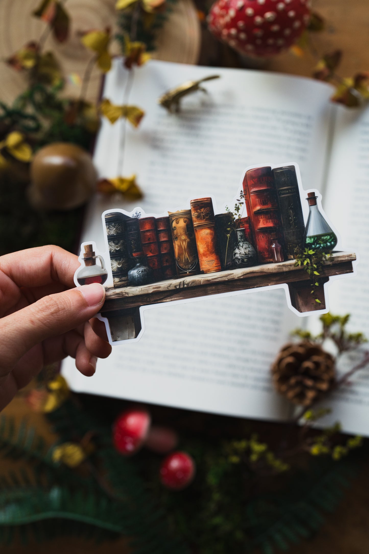 The Alchemist’s Shelf Bookmark