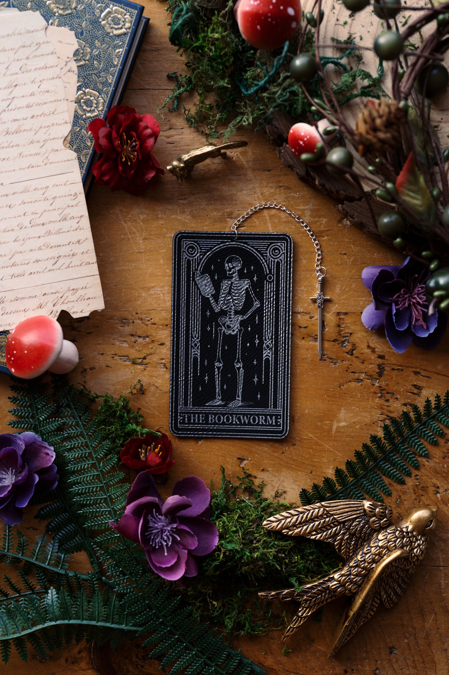 The Bookworm Tarot Card Bookmark