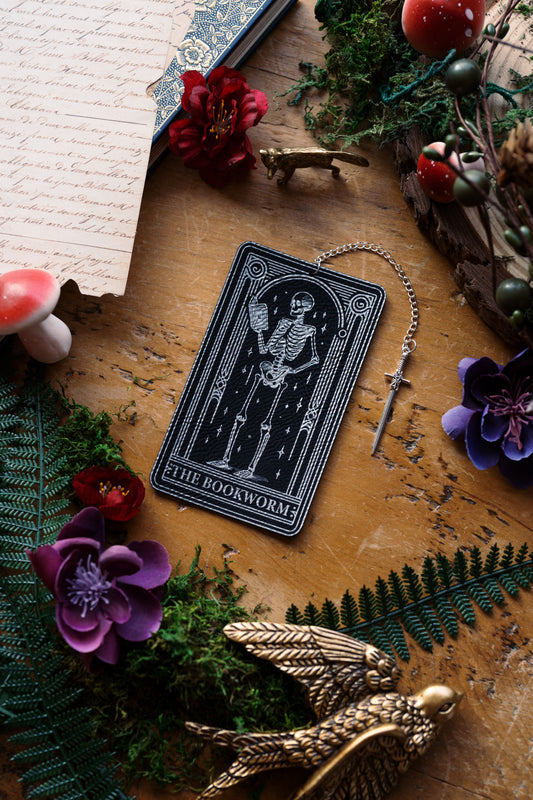 The Bookworm Tarot Card Bookmark