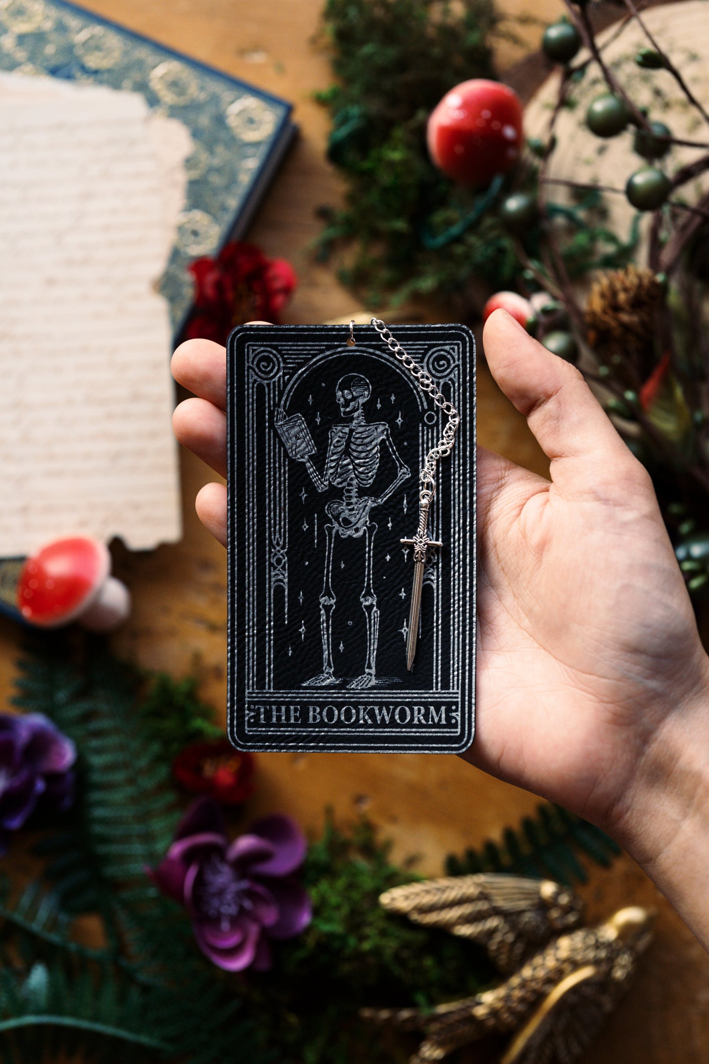 The Bookworm Tarot Card Bookmark