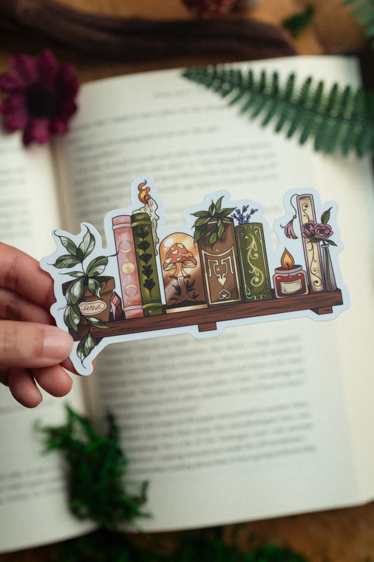 The Botanic Bookshelf Bookmark