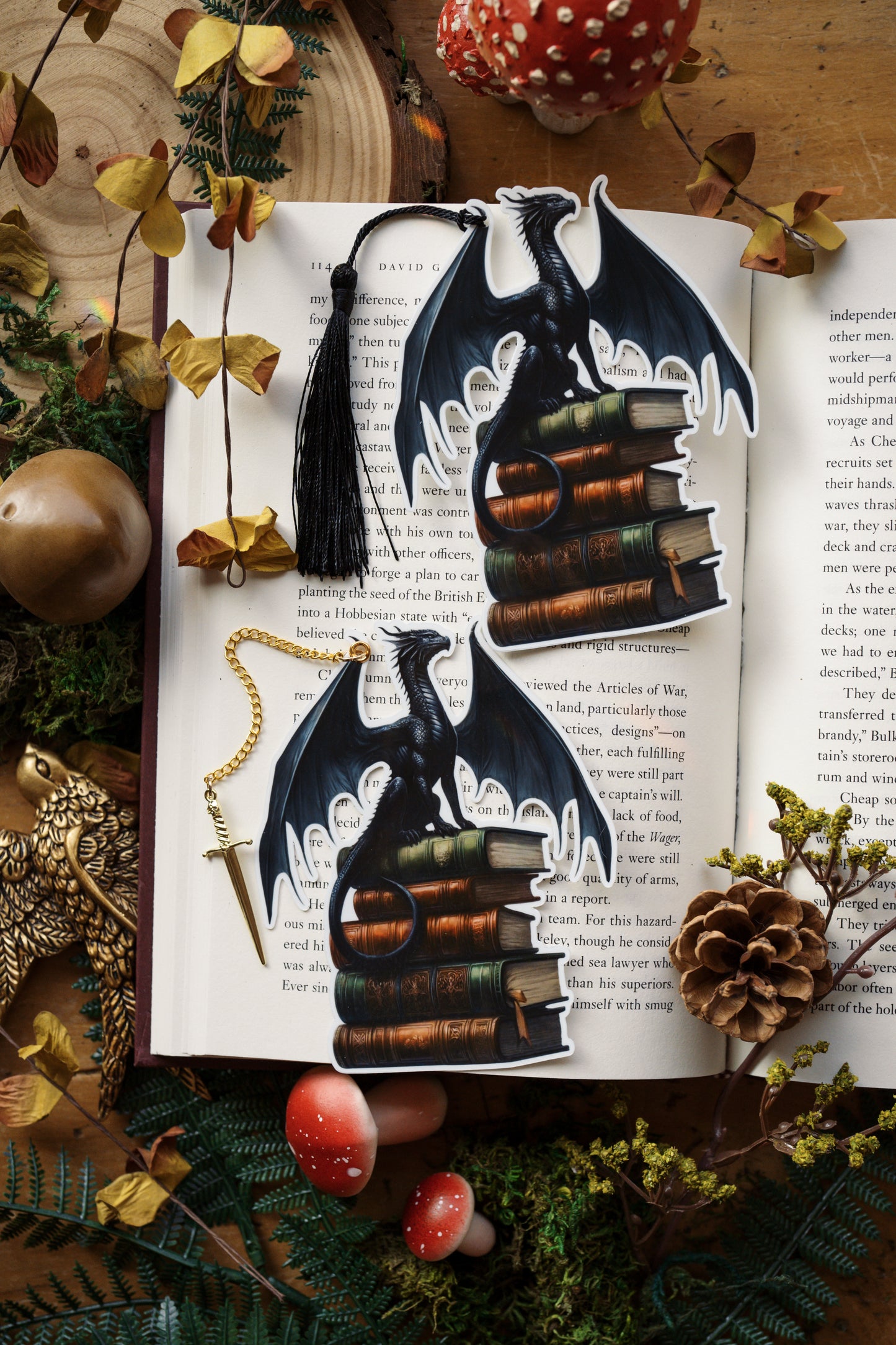 The Dragon’s Literary Hoard Bookmark