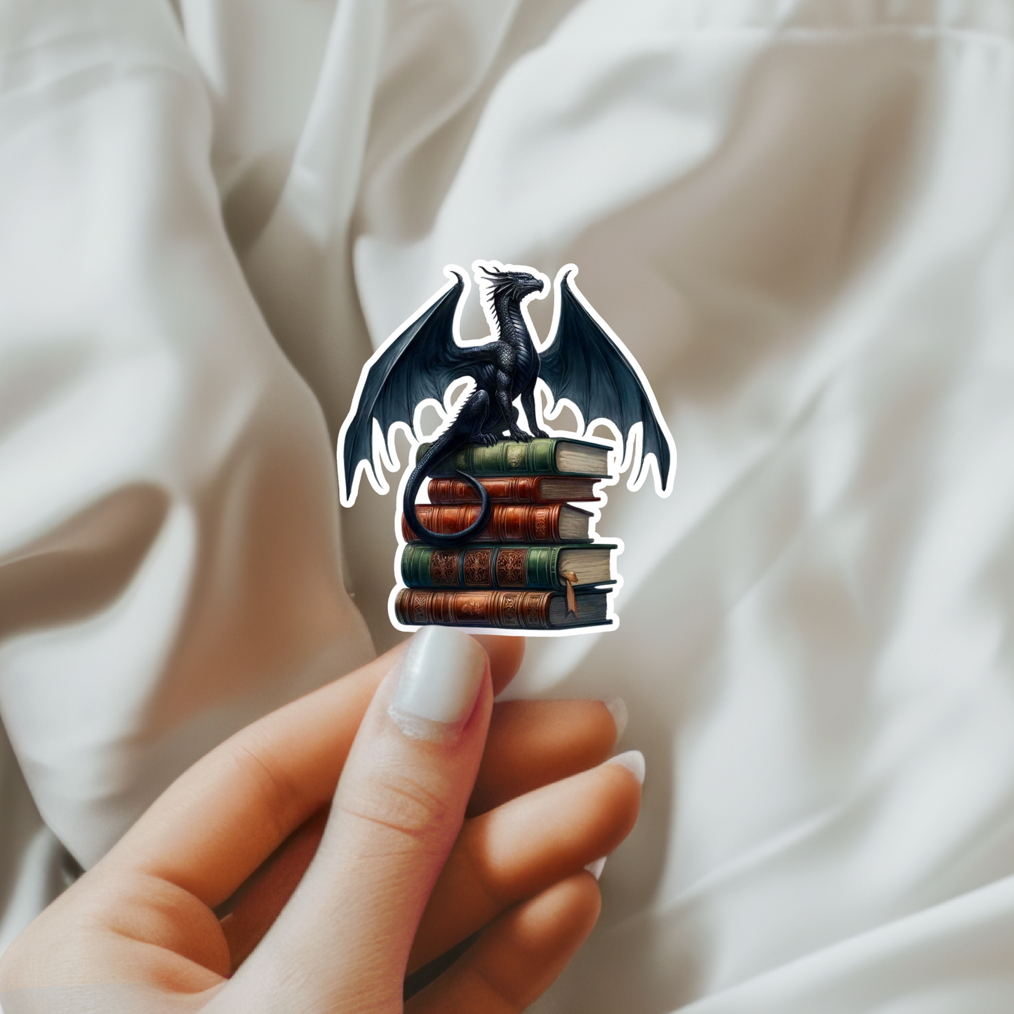 The Dragon’s Literary Hoard Sticker