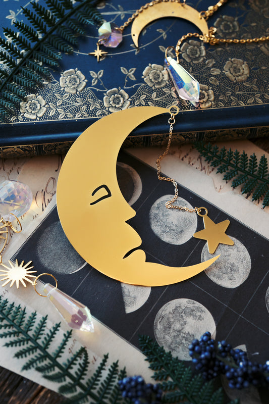 Moonlit Dreams Metal Bookmark