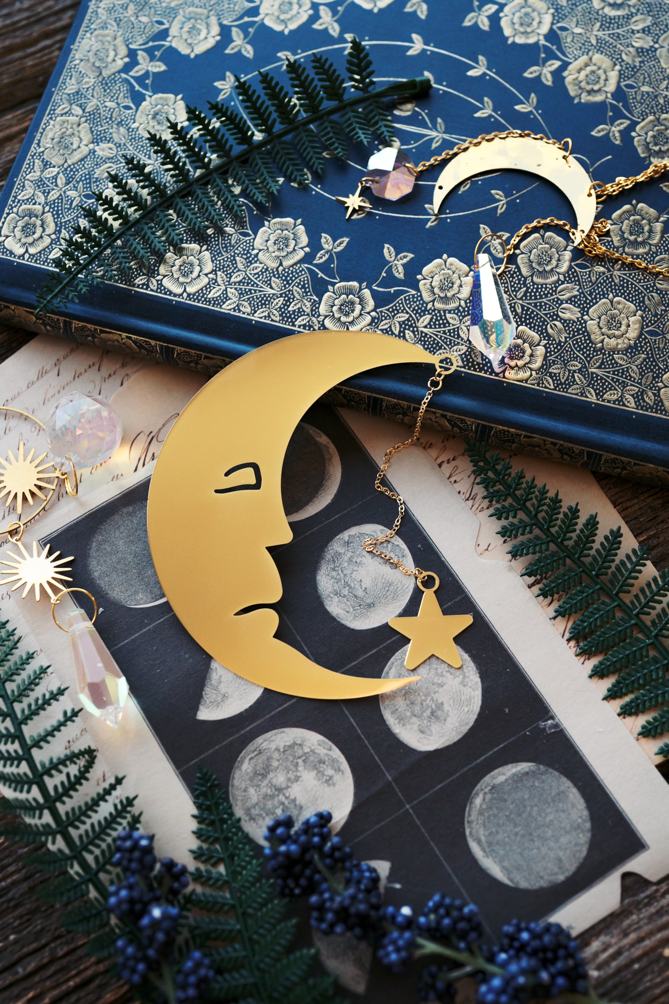 Moonlit Dreams Metal Bookmark