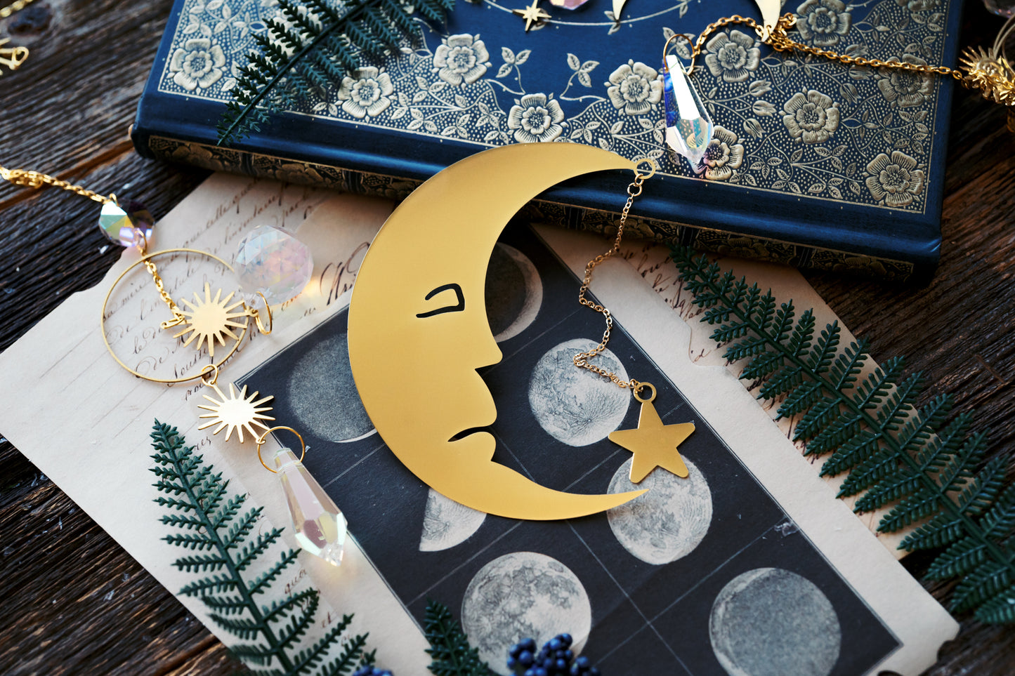 Moonlit Dreams Metal Bookmark