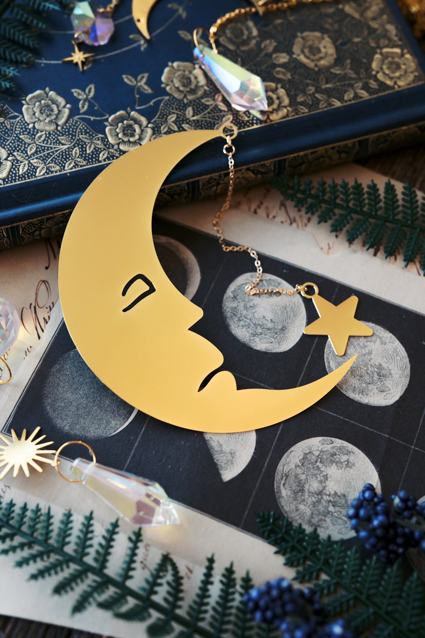 Moonlit Dreams Metal Bookmark