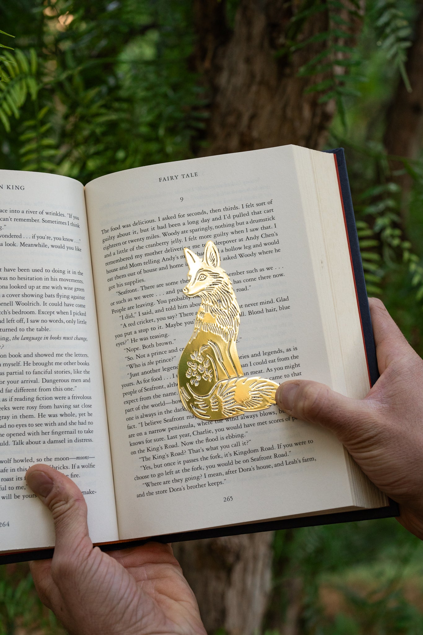 The Fox's Fable Metal Bookmark