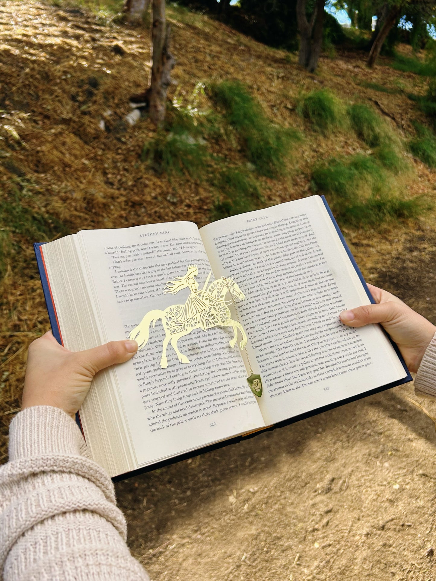 The Heroine Metal Bookmark