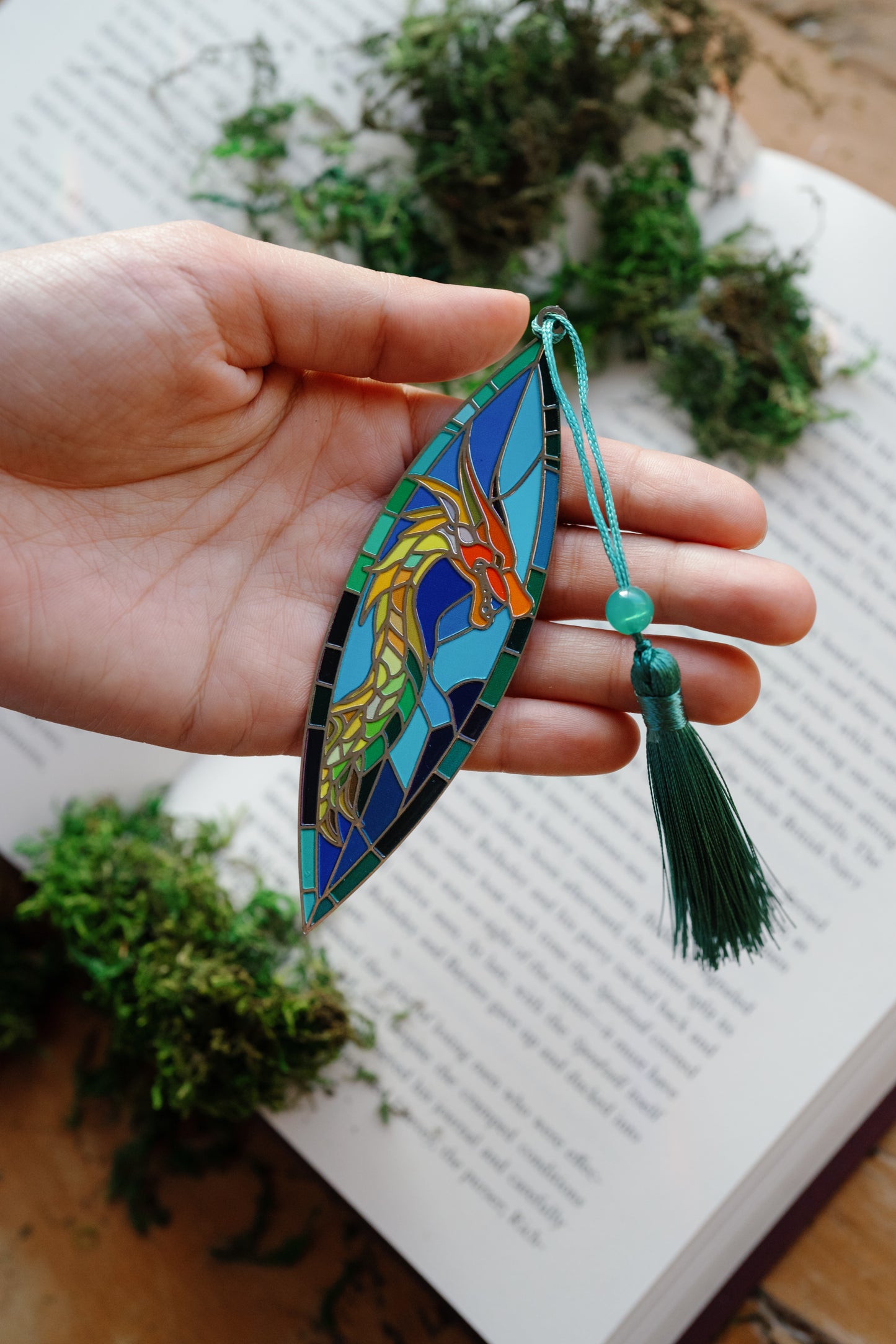 The Mosaic Dragon Bookmark