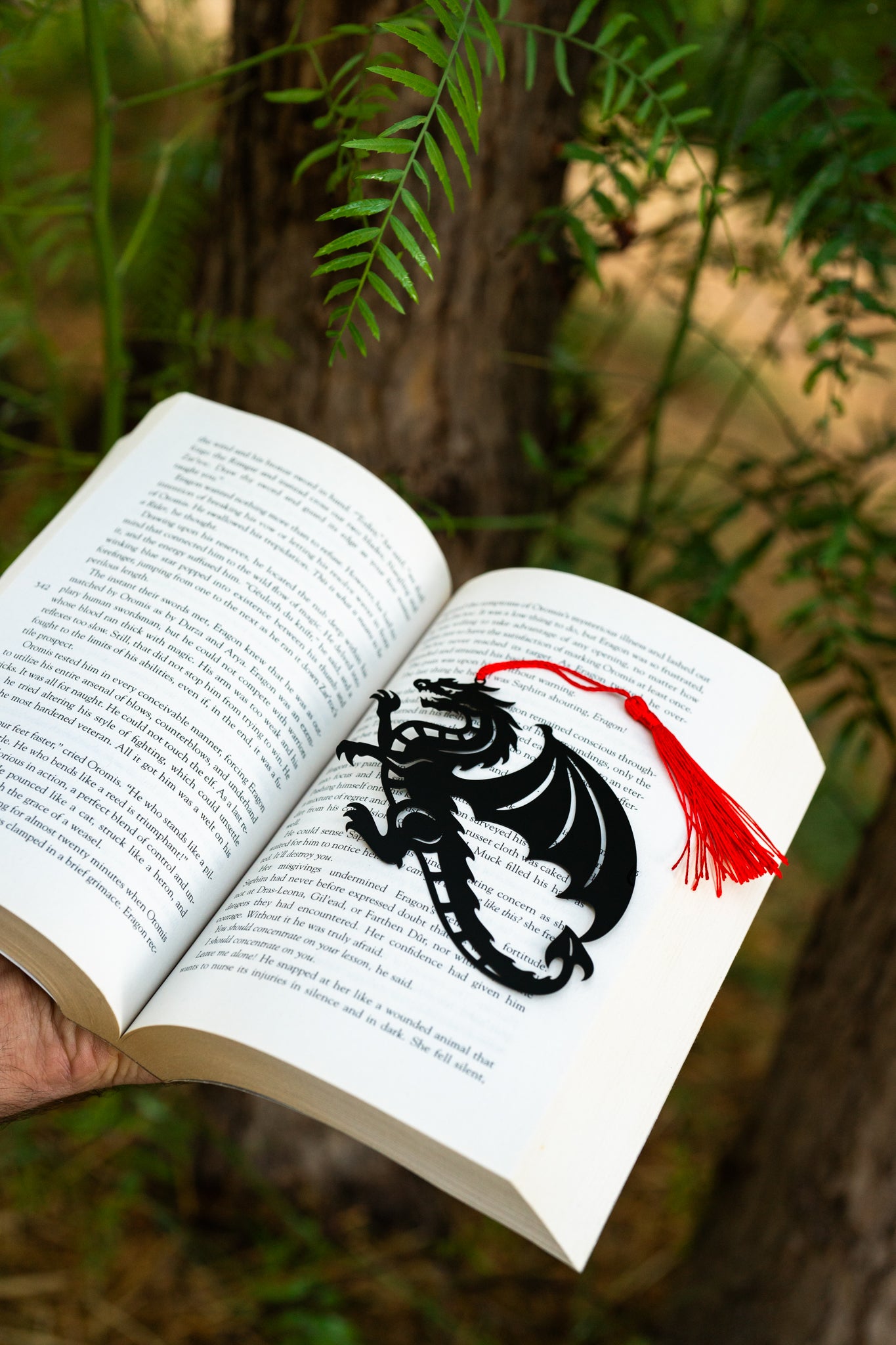 The Obsidian Dragon Metal Bookmark