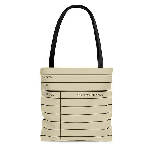 Library Card Tote Bag