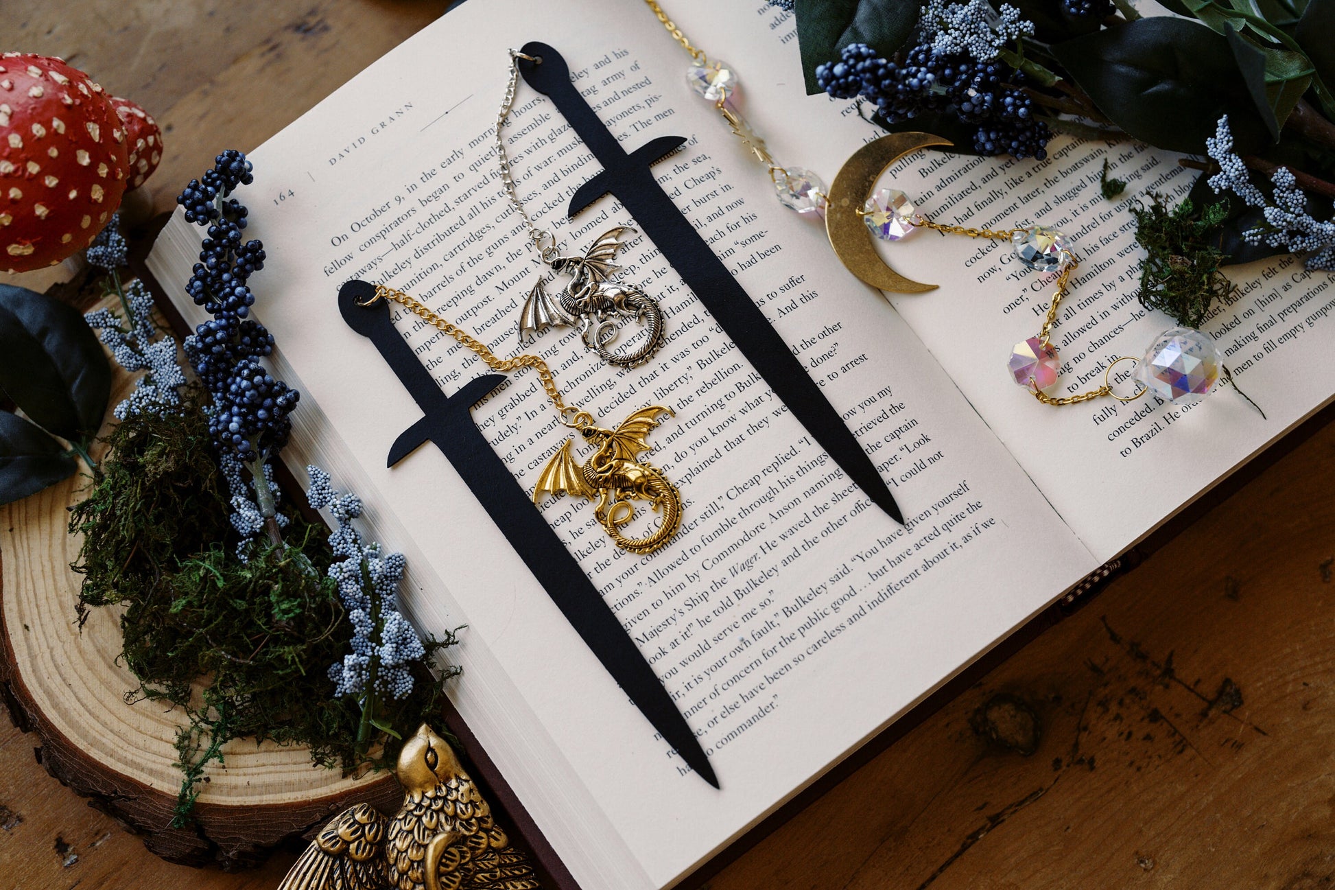 Dragonheart Blade Leather Bookmark