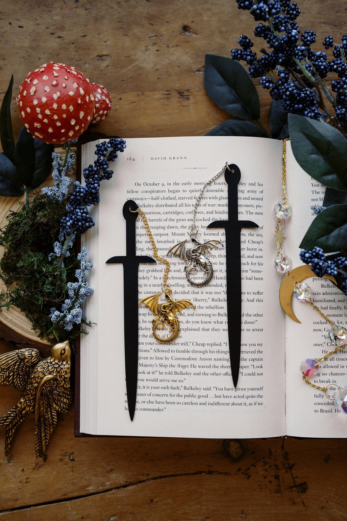 Dragonheart Blade Leather Bookmark