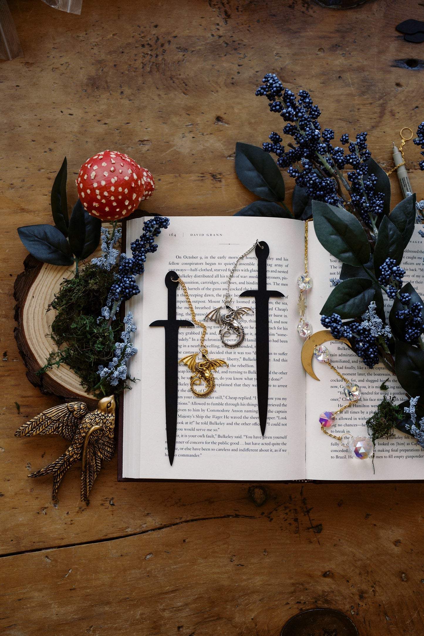 Dragonheart Blade Leather Bookmark