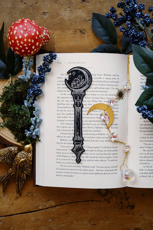 Wizard Crystal Staff Bookmark