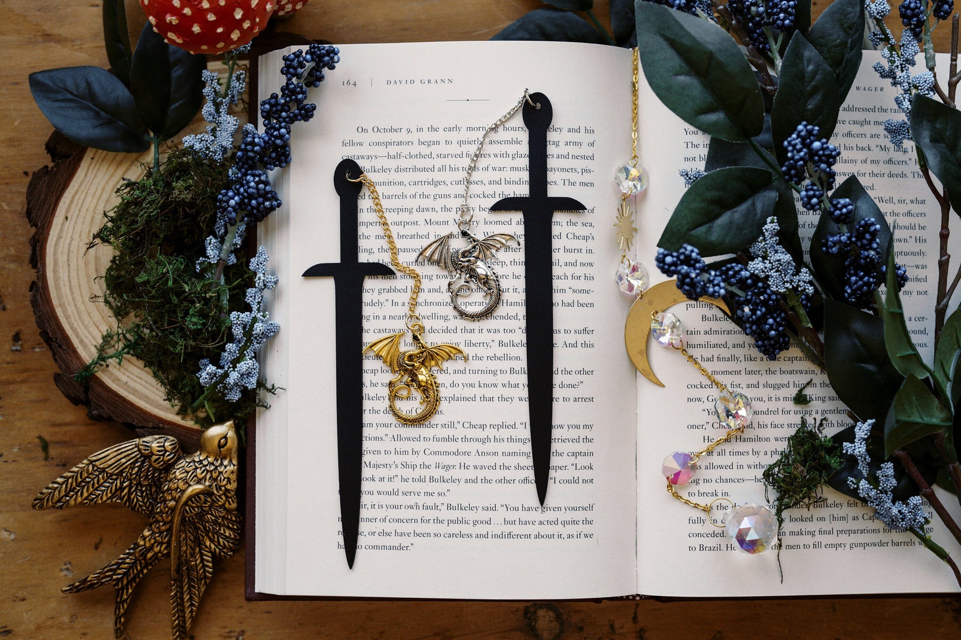 Dragonheart Blade Leather Bookmark