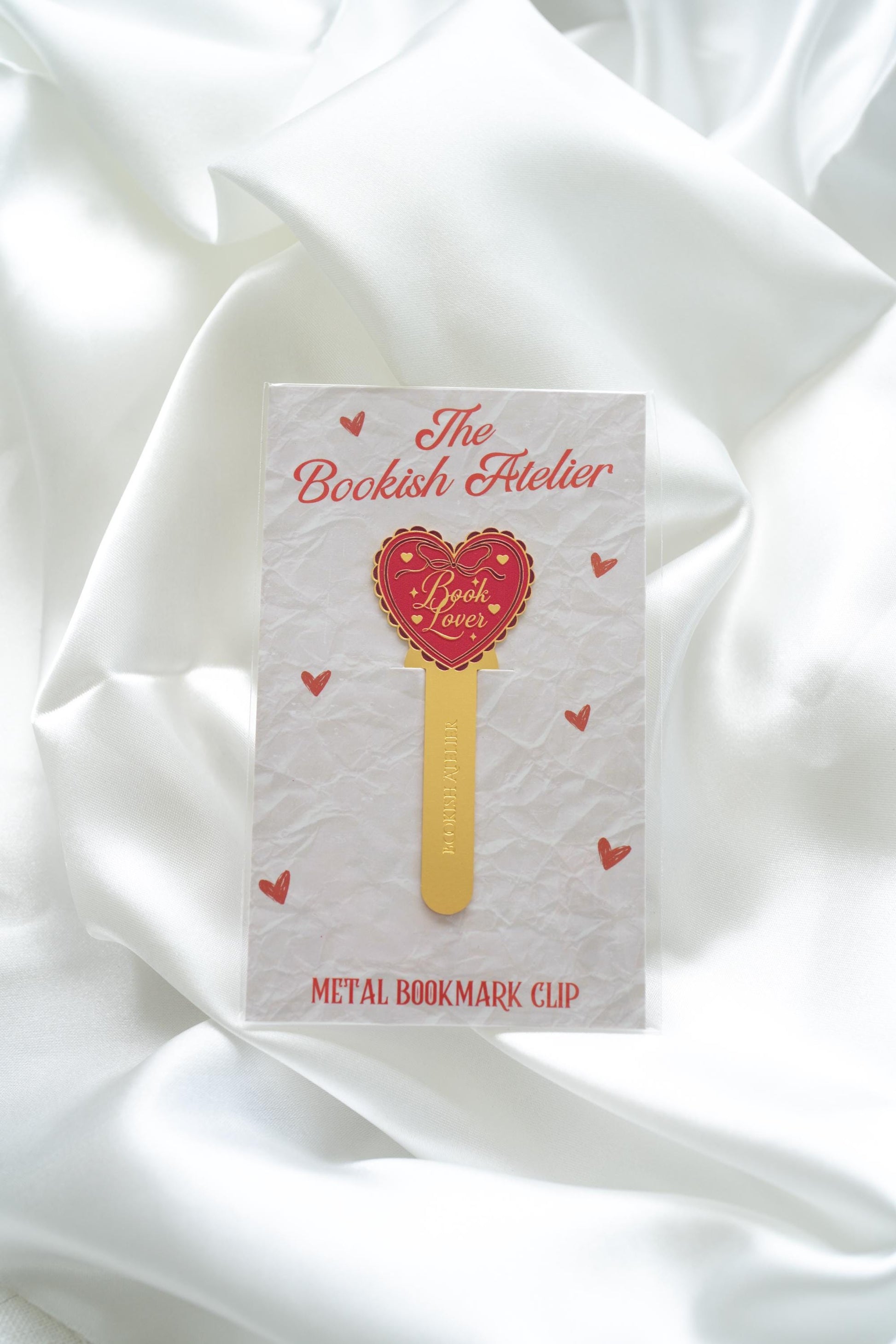 Book Lover Metal Bookmark Clip